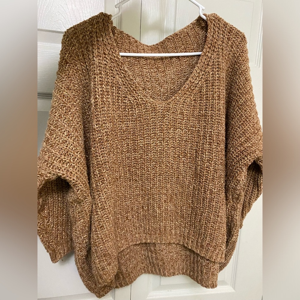 Handmade Rib-Knit Crop Top Sweater